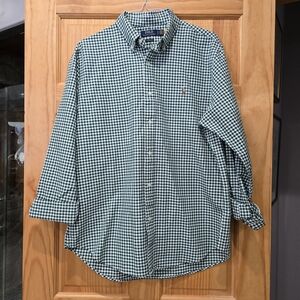 Polo by Ralph Lauren Green Checkered Dress Shirt